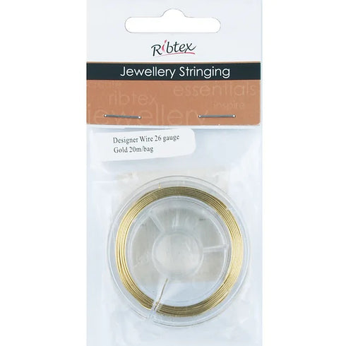 30 Gauge Metal Alloy Designer Beading Wire (available in 2 colours)