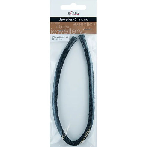 30cm Plaited Leather Cord (available in 4 colours)