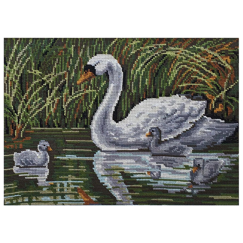 30cm x 40cm Swan Design Tapestry