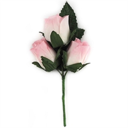 30mm Closed Rose Head Flower (available in 2 colours)