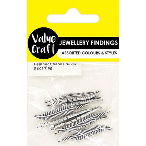 30mm Feather Shape Charms