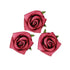30mm Foam Rose Head Flowers (available in 6 colours)