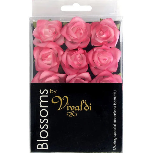 30mm Foam Rose Head Flowers (available in 6 colours)