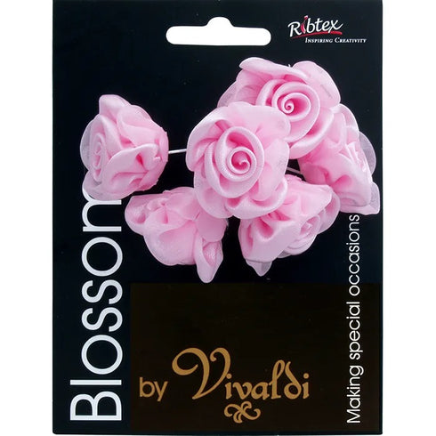 30mm Satin & Organza Rose Bud (available in 2 colours)