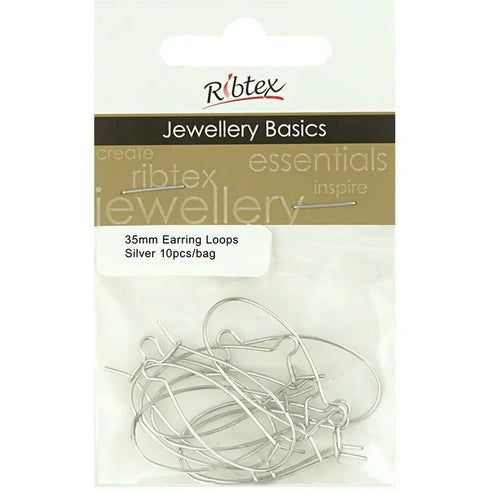 35mm Metal Alloy Earring Loops