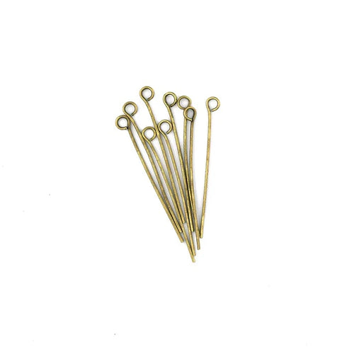 35mm Metal Alloy Eye Pins (available in 7 colours)