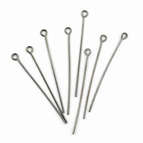 35mm Metal Alloy Eye Pins (available in 7 colours)