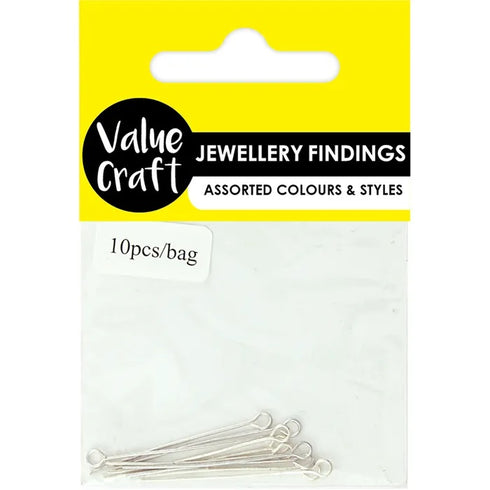 35mm Silver Colour Eye Pins