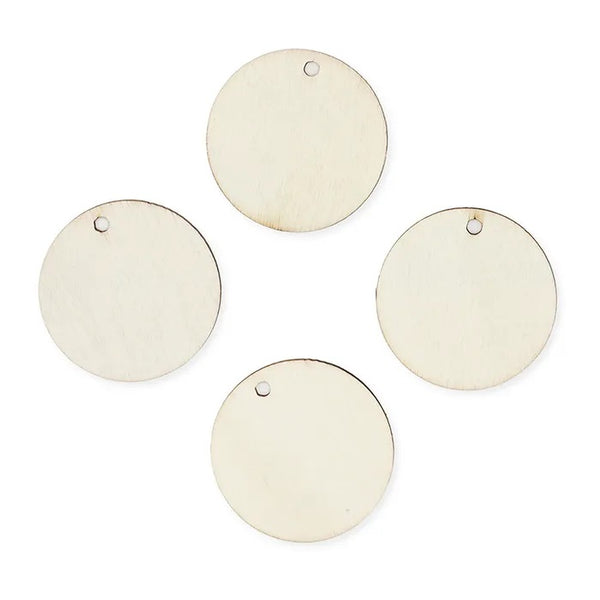 38mm Craft Wood Round Tags