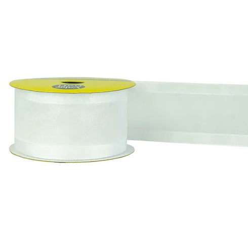 38mm Satin Sheer Edge Ribbon (available in 2 colours)
