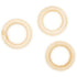 3cm Craft Mini Wood Hoops