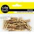3cm Gold Craft Wooden Craft Pegs