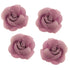 3cm Fabric Rose Flowers (available in 3 colours)