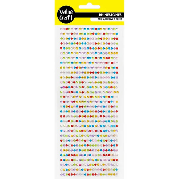 3mm Multicolour Round Rhinestones