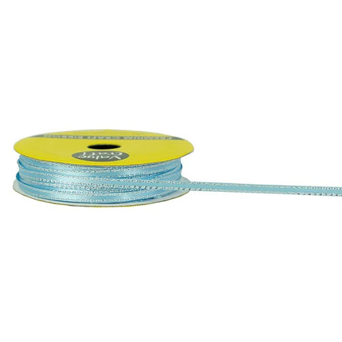 3mm Poly Satin with Metallic Edge Ribbons (available in 11 colours)