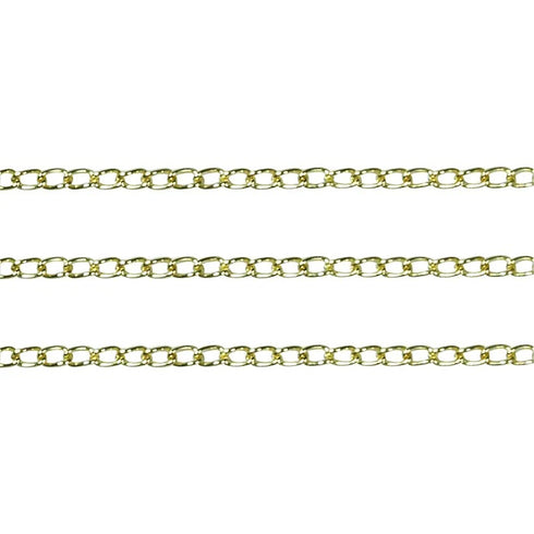 3mm x 2mm Metal Alloy Oval Link Chain (available in 5 colours)