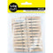 4.5cm Natural Wooden Craft Pegs