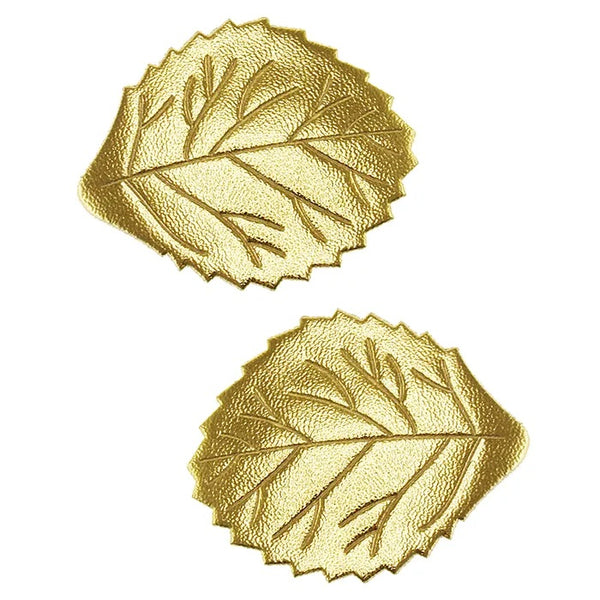 4.5cm x 3.5cm Leaf with Cut Out (available in 4 colours)