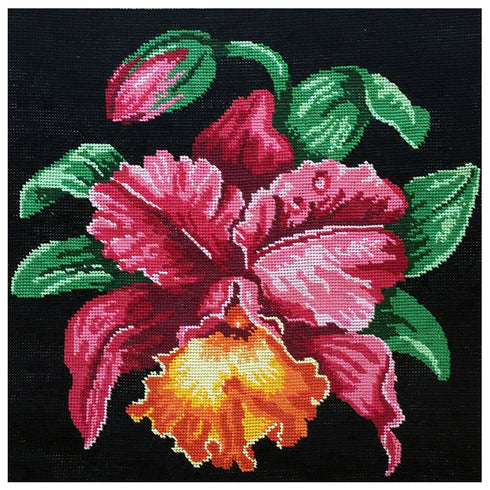 40cm x 40cm Flowers Design Tapestry