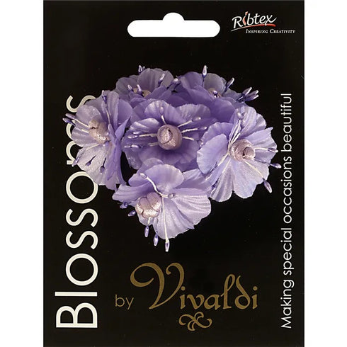 40mm Polyester Flower with China Knot (available in 5 colours)