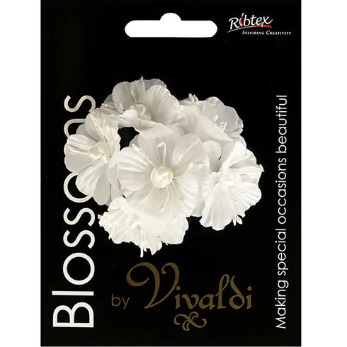 40mm Polyester Flower with China Knot (available in 5 colours)