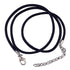 45cm Leather Necklace with Clasp