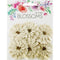 45mm Layered Petals Canvas Flowers