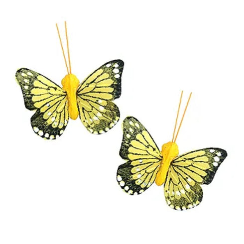4cm Feather Butterfly (available in 6 colours)