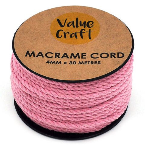 4mm Macrame Cord (available in 6 colours)
