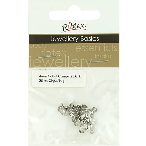 4mm Metal Alloy Collot Crimpers (available in 3 colours)