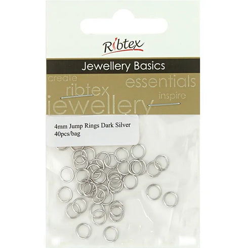 4mm Metal Alloy Jump Rings (available in 8 colours)
