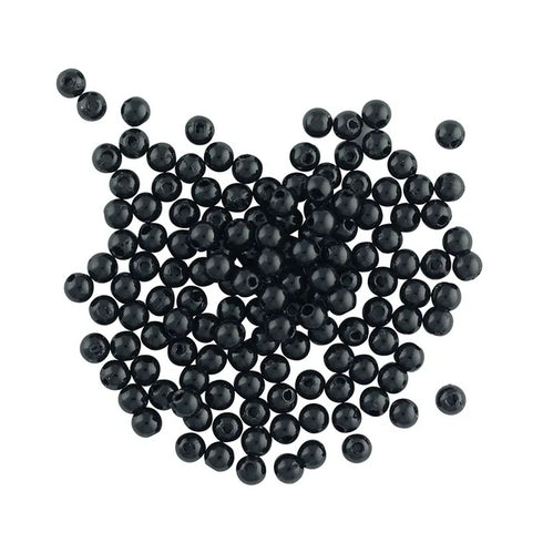 4mm Plastic Pearl Beads (available in 3 colours)