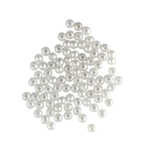 4mm Plastic Pearl Beads (available in 3 colours)