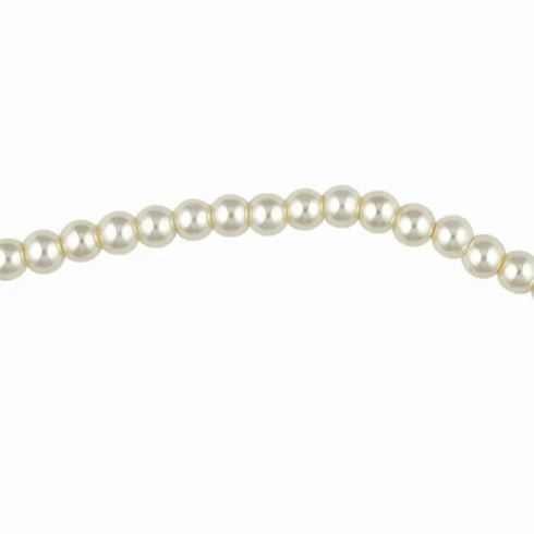 4mm Round Glass Pearl Beads (available in 5 colours)