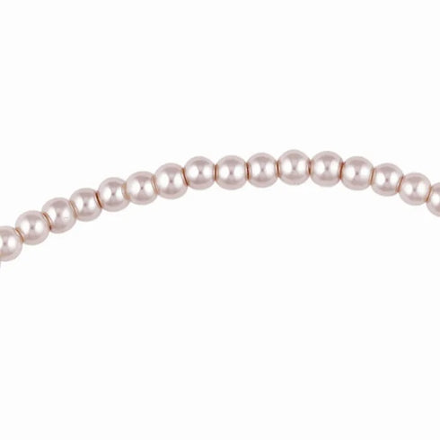 4mm Round Glass Pearl Beads (available in 5 colours)