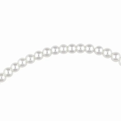 4mm Round Glass Pearl Beads (available in 5 colours)