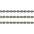 4mm x 3mm Metal Alloy Straight Oval Link Chain