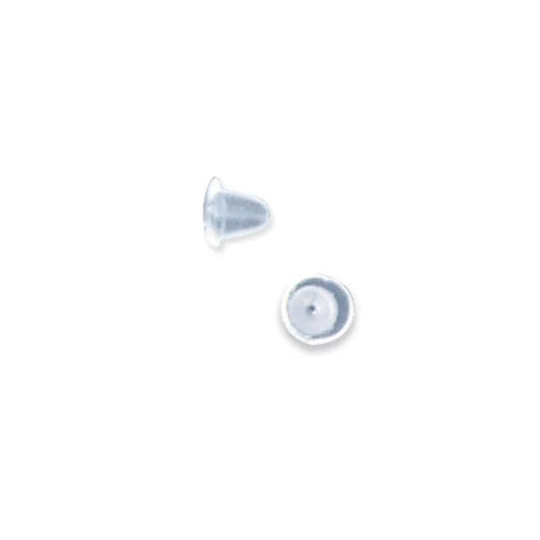 4mm x 5mm Plastic Earring Backs