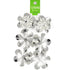 50mm Metal Alloy 3D Flower Shape Strung Bead (available in 2 colours)