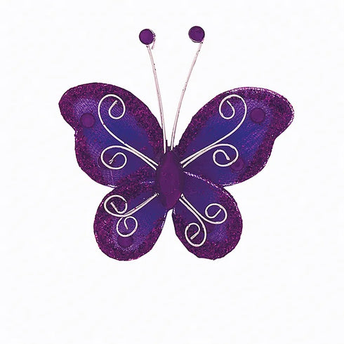 50mm Mini Lavender Craft Butterfly