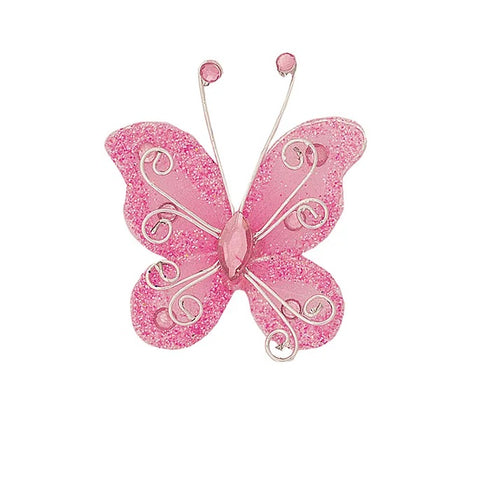 50mm Mini Pink Craft Butterfly