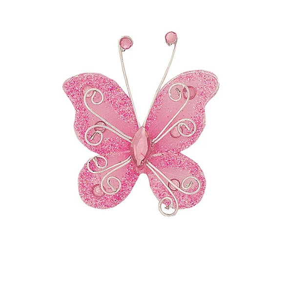 50mm Mini Pink Craft Butterfly