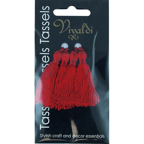 5cm Rayon Craft Tassels (available in 12 colours)