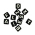 5mm Cube Alphabet Beads (available in 3 colours)