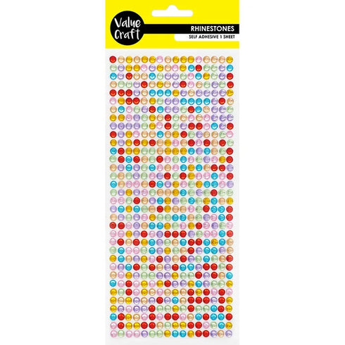 5mm Multicolour Round Rhinestones