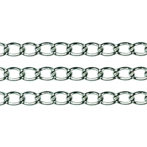 5mm x 3mm Twisted Oval Link Chain
