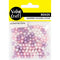 6mm Assorted Colours Plastic Pearl Beads