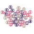 6mm Assorted Colours Plastic Pearl Beads