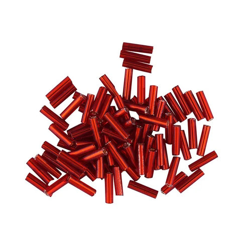 6mm Glass Bugle Beads (available in 8 colours)