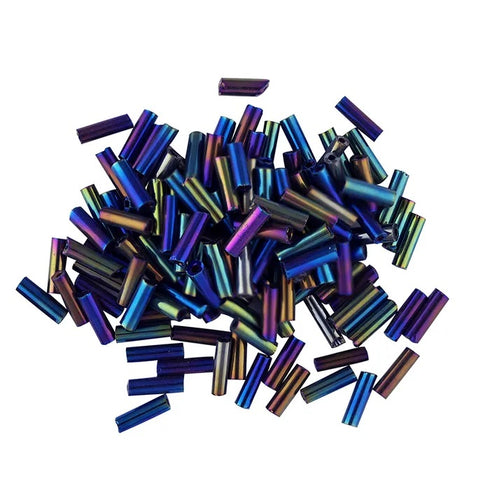 6mm Glass Bugle Beads (available in 8 colours)